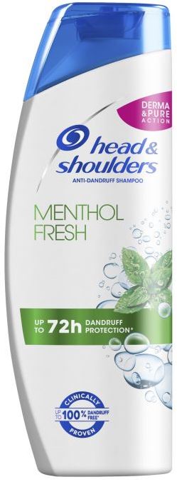 Head & Shoulders Menthol Fresh Anti-Dandruff Shampoo, 400 mL - Image 4