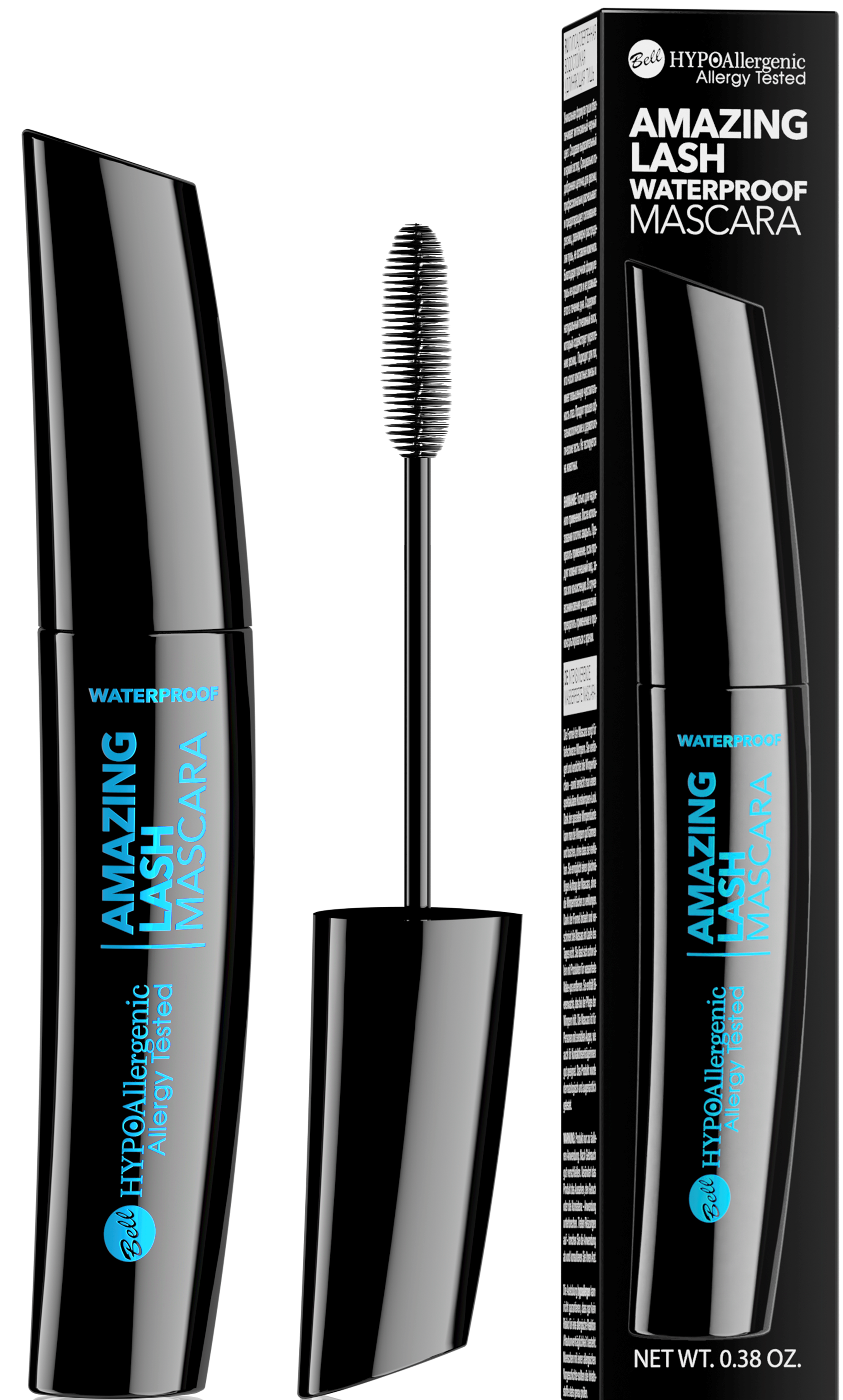 Bell Hypo Allergenic Amazing Lash Waterproof Mascara, 11 g