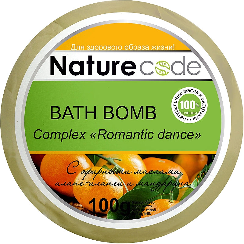 Nature Code Romantic Dance Bath Bomb, 100 g