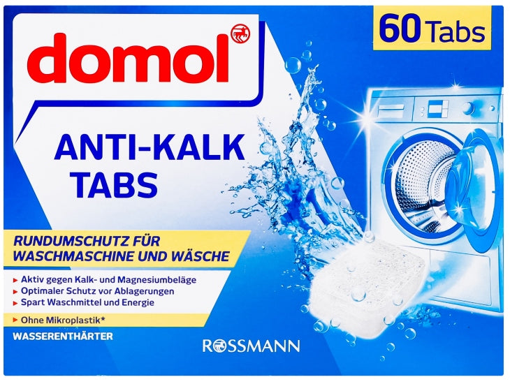 Domol Washing Machine Anti-Limescale Tablets, 60 pcs (Price per 1 pc)