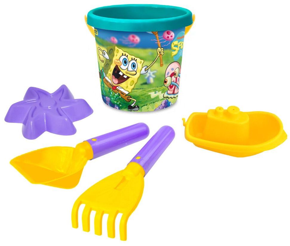 Tigres SpongeBob 81652 Sand Play Set, 5 pcs