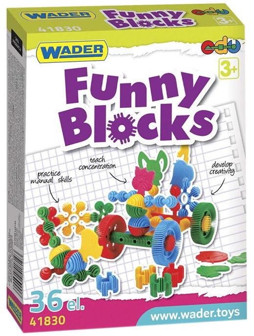 Wader Funny Blocks 41830 Building Set, 36 Pieces - Image 2