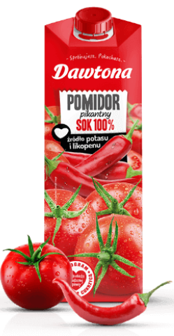 Dawtona Spicy Tomato Juice, 1 L - Image 2