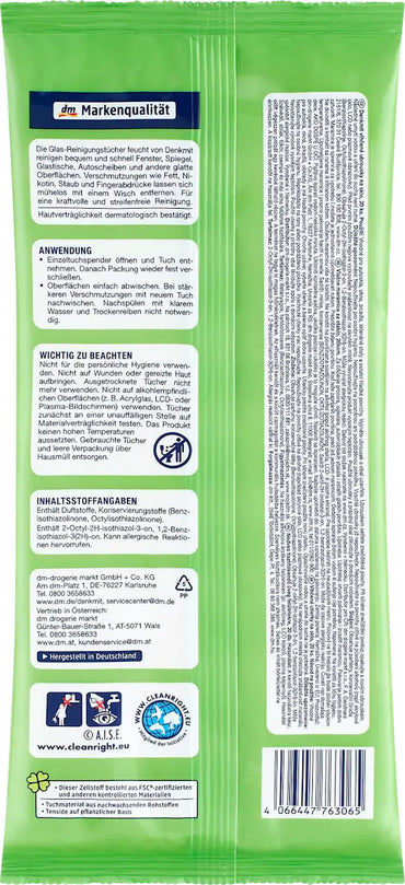 Denkmit Glass Cleaning Wet Wipes, 20 pcs - Image 2