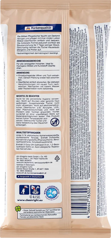 Denkmit Furniture Cleaning Wet Wipes, 24 pcs - Image 2