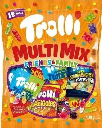 Trolli Multi Mix Friends & Family Jelly Candy, 430 g