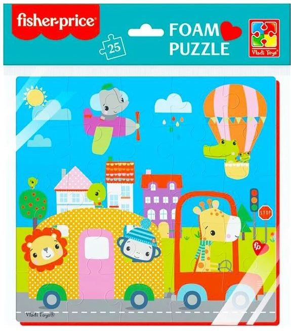 Vladi Toys VT1109-05 City Soft Puzzle, 25 pcs