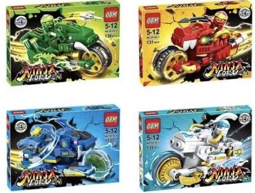 Ninja Lord OBM 99182 Building Set, Assorted Designs