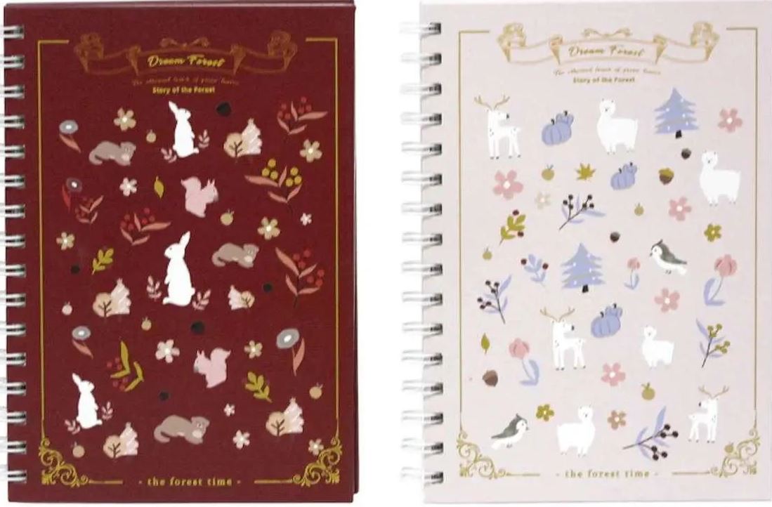 5000-14/16 A5 Side-Spiral Notebook, 80 Sheets, Assorted
