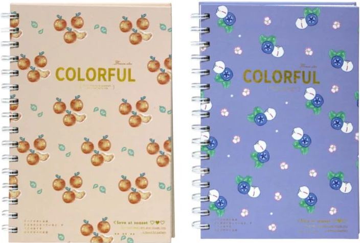 5000-14/16 A5 Side-Spiral Notebook, 80 Sheets, Assorted - Image 2