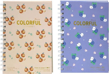 5000-14/16 A5 Side-Spiral Notebook, 80 Sheets, Assorted - Image 2