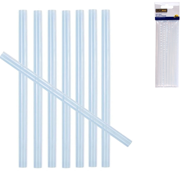 Buromax BM4861 Glue Gun Stick Set, 8 pcs, 7 mm