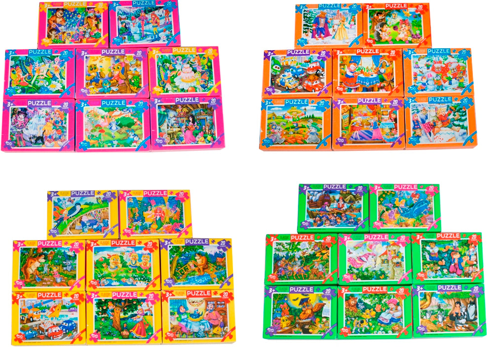 Danko Toys Puzzle, 20 pcs, Assorted Designs