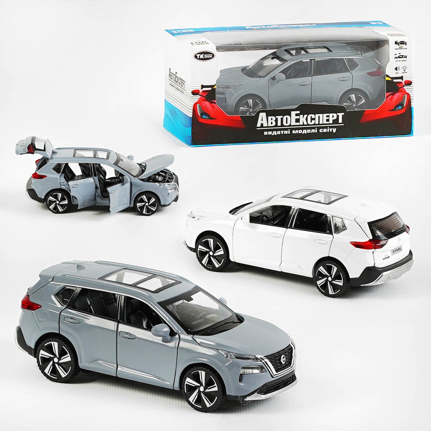 AutoExpert 10021 Vehicle with Metal & Plastic Body, Sound, Light, Friction Drive & Moving Parts