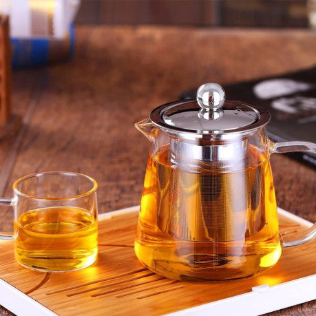Ardesto Gemini AR1909GM Glass Teapot with Infuser, 950 mL - Image 4