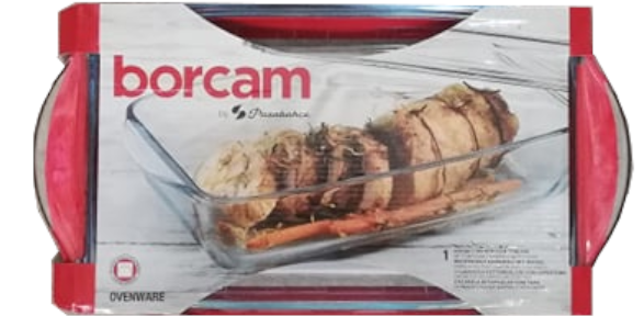 Pasabahce Borcam 59010 Rectangular Heat-Resistant Glass Casserole, 2.8 L - Image 2