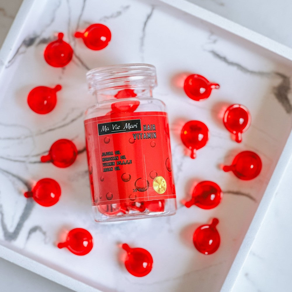 Ma Vie Mari Red Hair Repair Vitamin Capsules, 30 pcs - Image 2