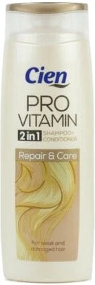 Cien Provitamin 2-in-1 Repair & Care Shampoo, 300 mL
