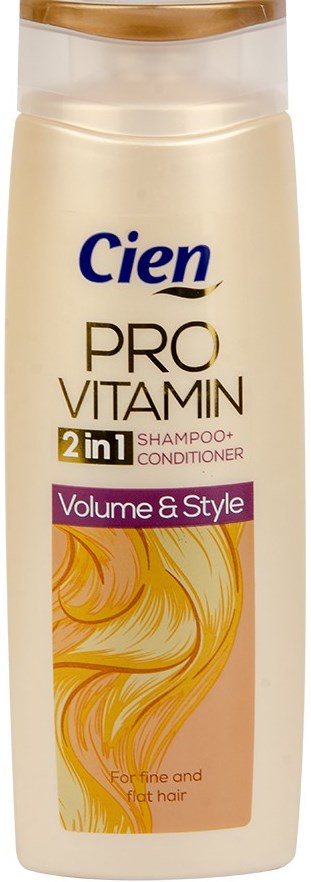 Cien Provitamin 2-in-1 Volume & Style Shampoo, 300 mL