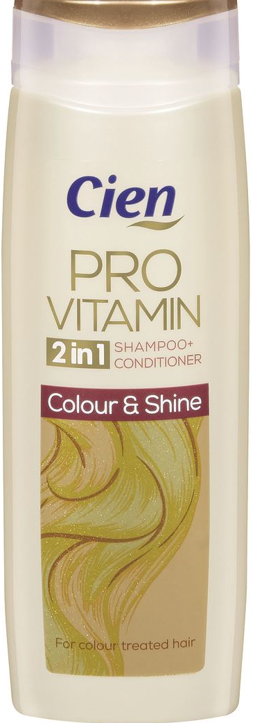 Cien Provitamin 2-in-1 Colour & Shine Shampoo, 300 mL