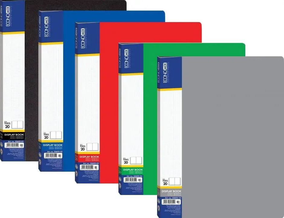Economix A4 Display Book, 20 Pockets