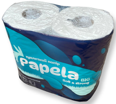 Papela Big 3-Ply Toilet Paper, 4 Rolls - Image 2
