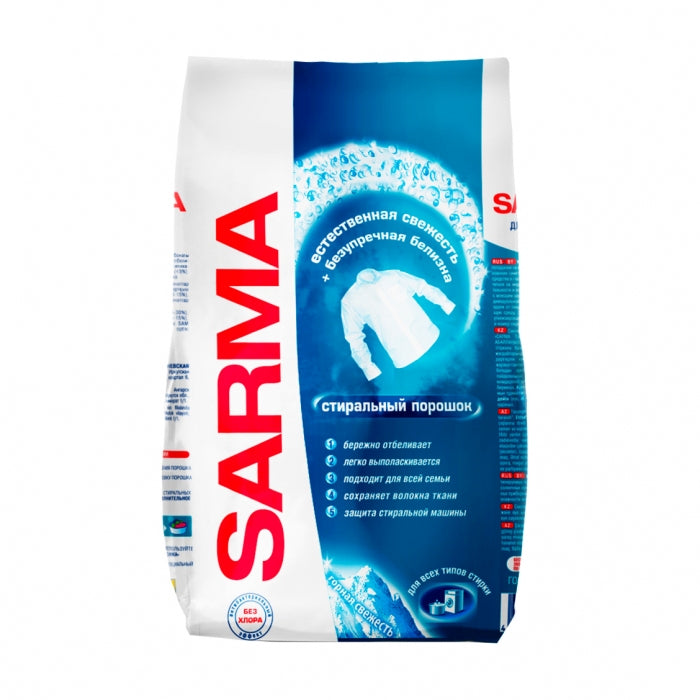 Sarma Universal Mountain Freshness Laundry Detergent Powder, 800 g