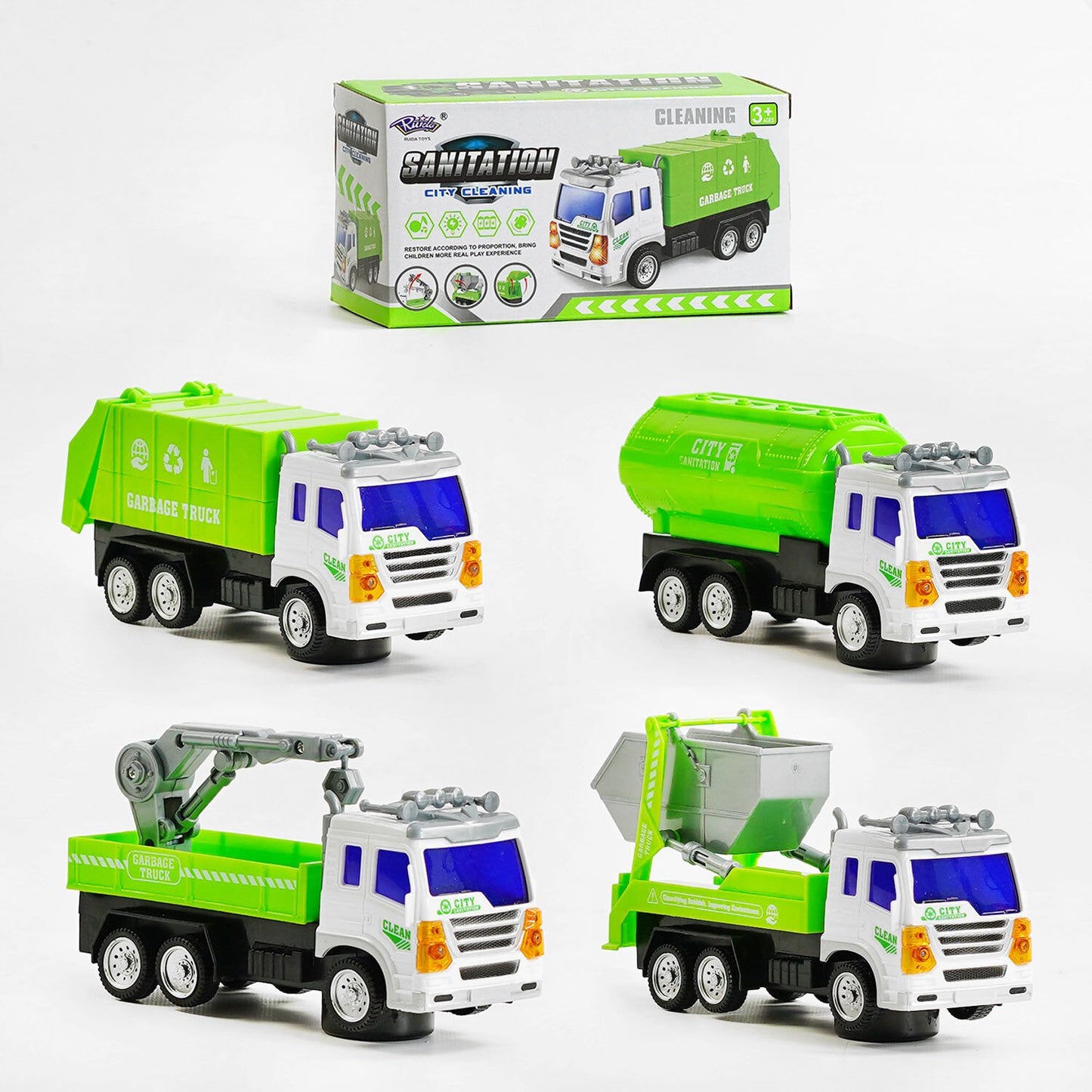 777-112 Special-Purpose Toy Vehicle with Sound, Lights & Freewheel