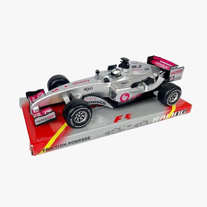 W 013 D Racing Friction-Powered Toy Car with Light & Sound, 1:14 Scale