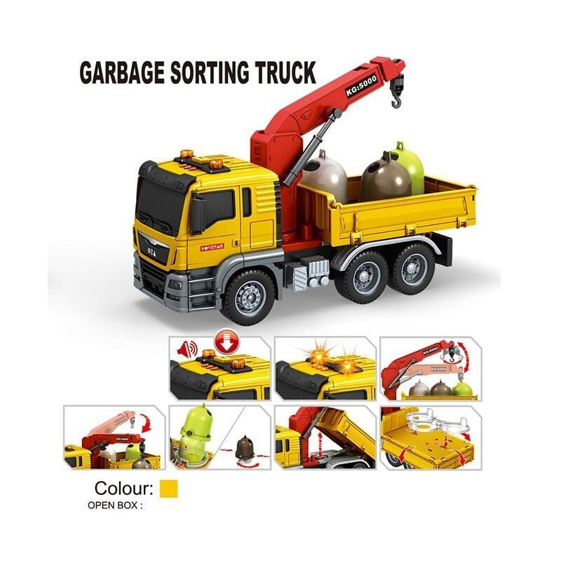 666-21 S Special-Purpose Musical Toy Vehicle with Sound, Lights, Crane & Moving Parts