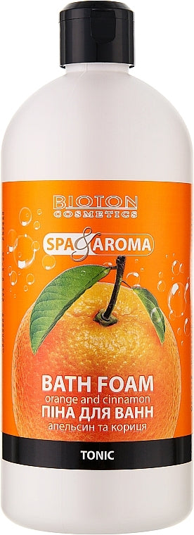 Bioton Cosmetics Spa & Aroma Orange & Cinnamon Bath Foam, 750 mL
