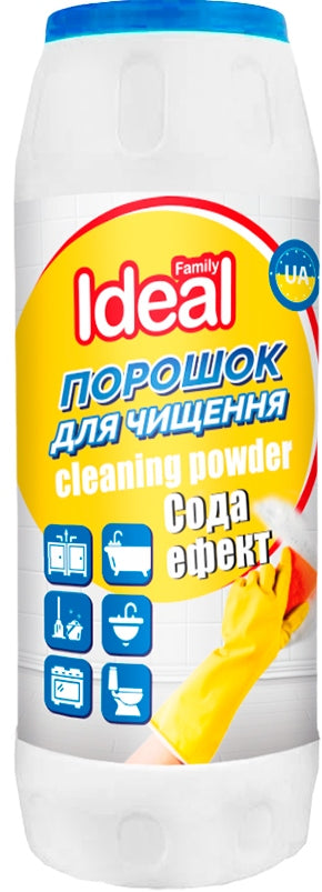 Family Ideal Baking Soda Effect Cleaning Powder, 500 g