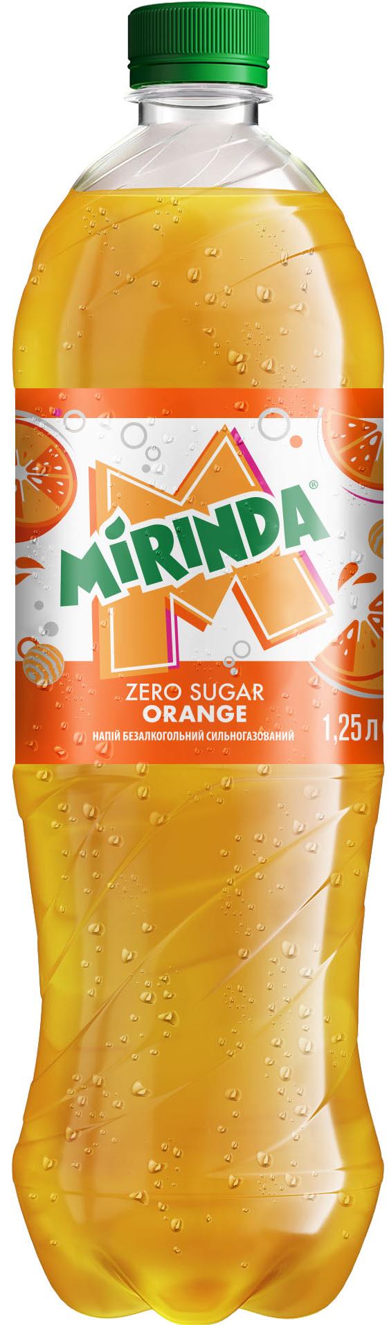 Mirinda Orange Soft Drink, 1.25 L