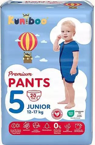 Kuniboo Premium 5 (12-) Baby Pull-Up Diaper Pants, 20 pcs, 17 kg