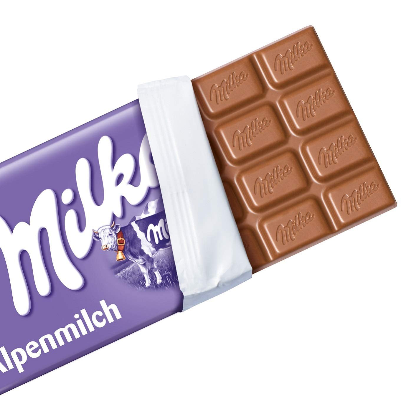 Milka Alpine Milk Milk Chocolate, 100 g - Image 2