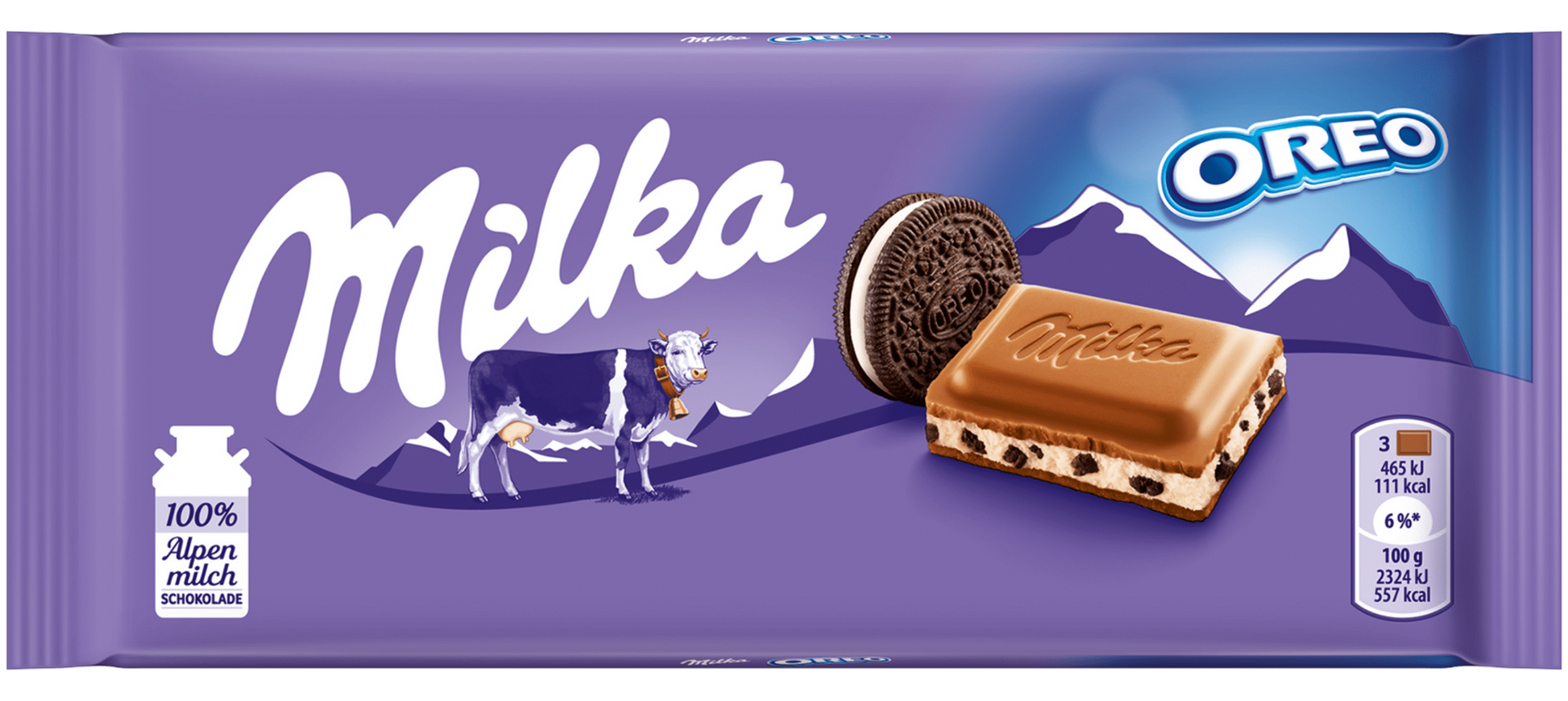 Milka Oreo Milk Chocolate, 100 g - Image 4