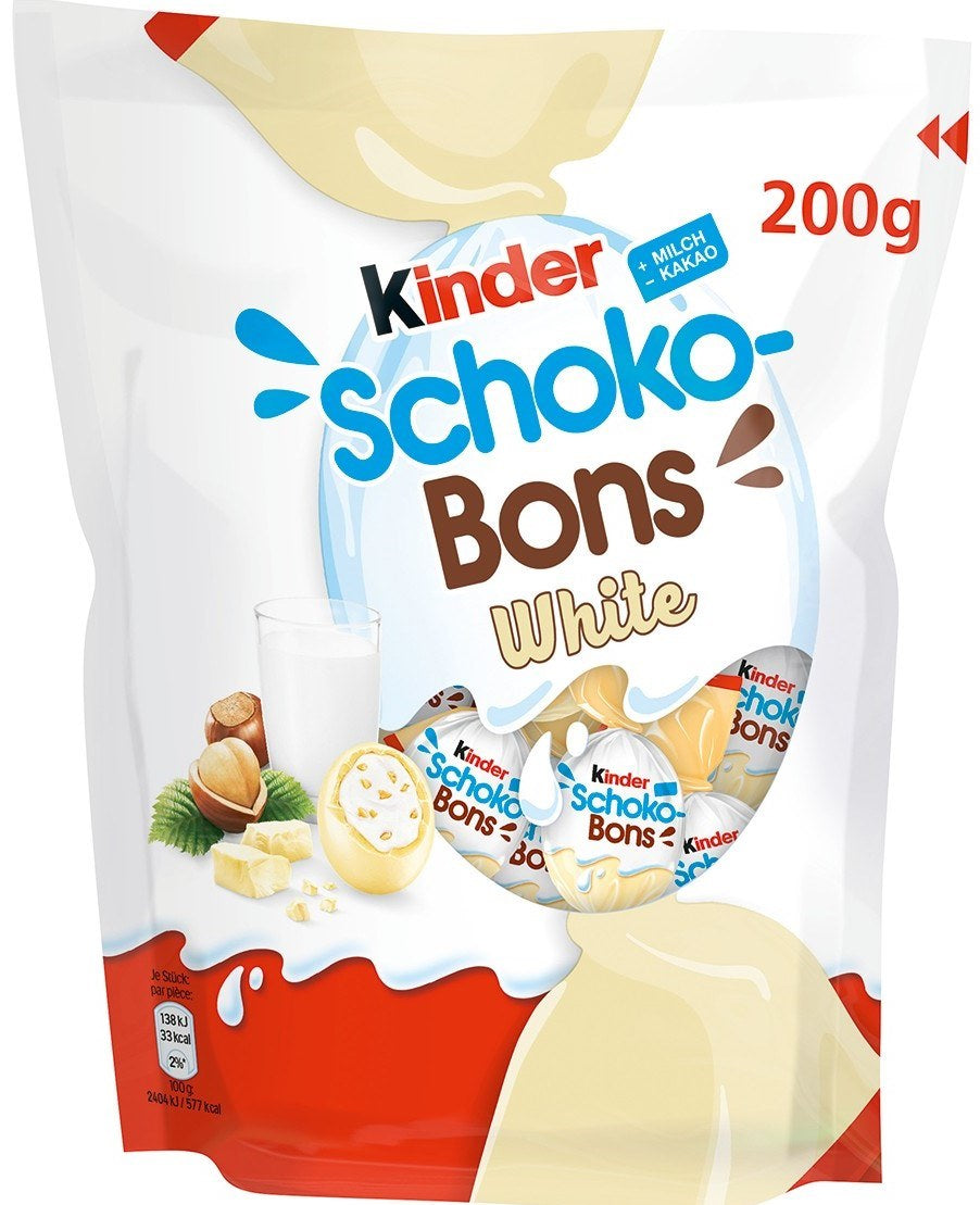 Kinder Schoko-Bons White Candy, 200 g
