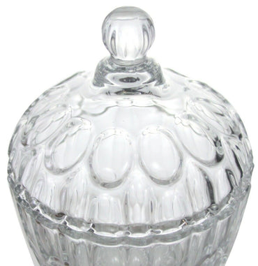 Red Cherry S510 Glass Sugar Bowl with Lid - Image 2