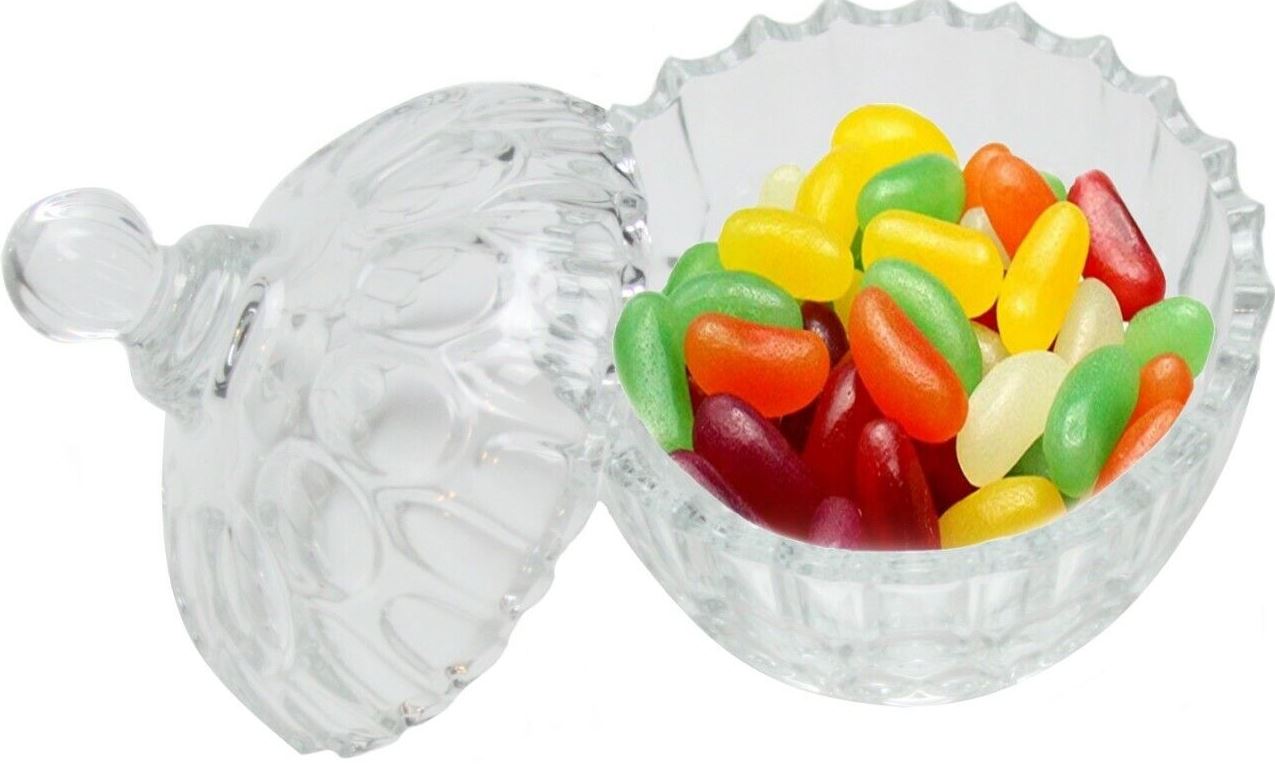 Red Cherry S510 Glass Sugar Bowl with Lid - Image 3