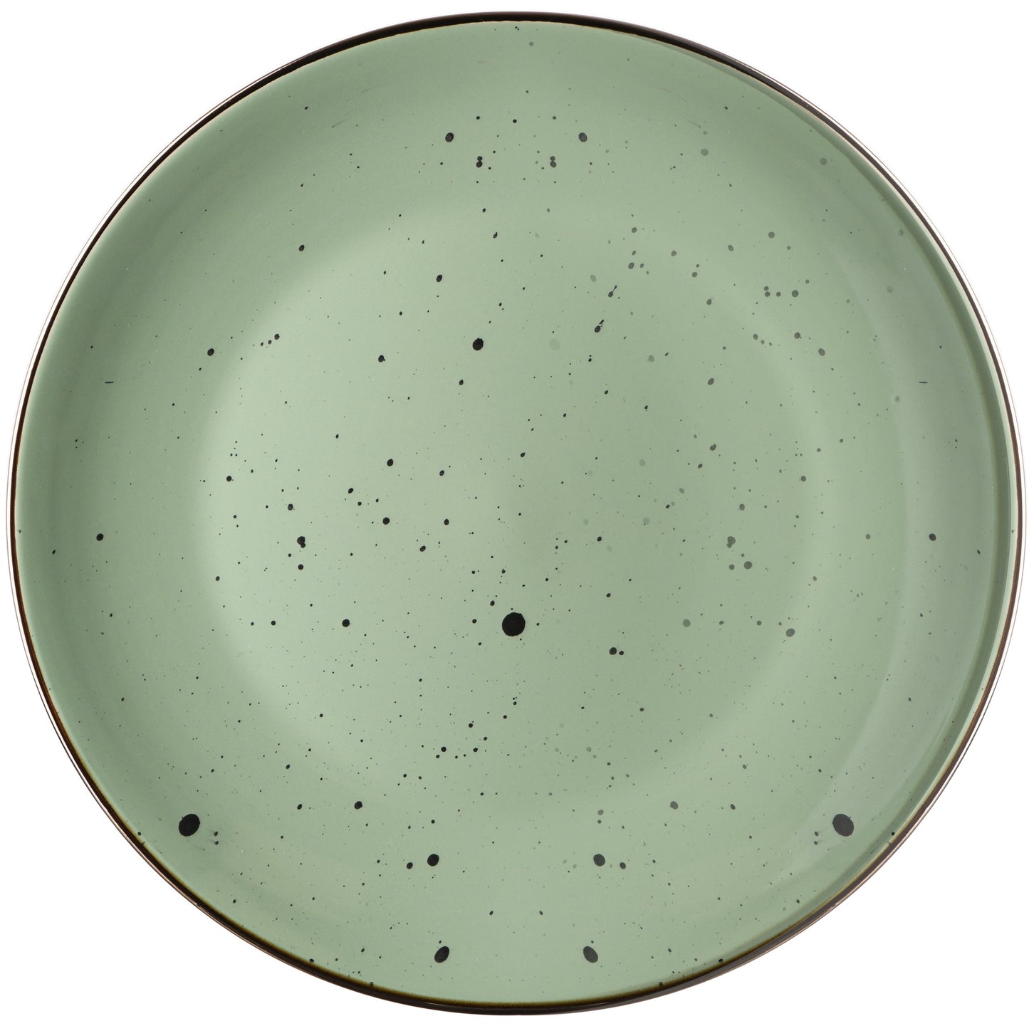 Ardesto Bagheria Pastel Green Ceramic Dinner Plate, 26 cm