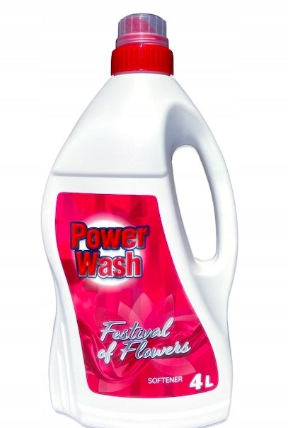 Power Wash Festival of Flowers Fabric Softener, 4 L