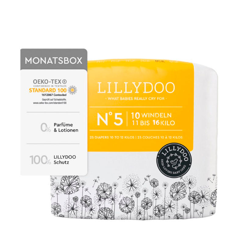 Lillydoo 5 Baby Diapers, 10 pcs, 11-16 kg