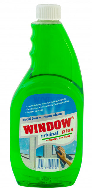 Glass cleaner Window Plus refill 500 mL green