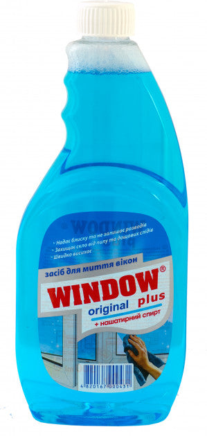 Glass cleaner Window Plus refill 500 mL blue