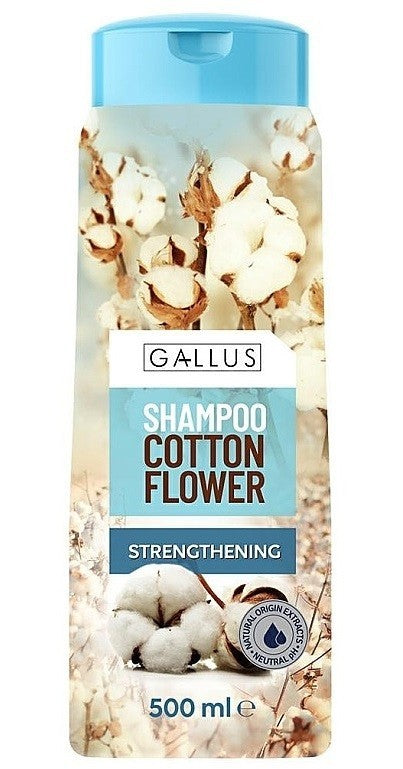 Gallus Cotton Flower Hair Shampoo, 500 mL