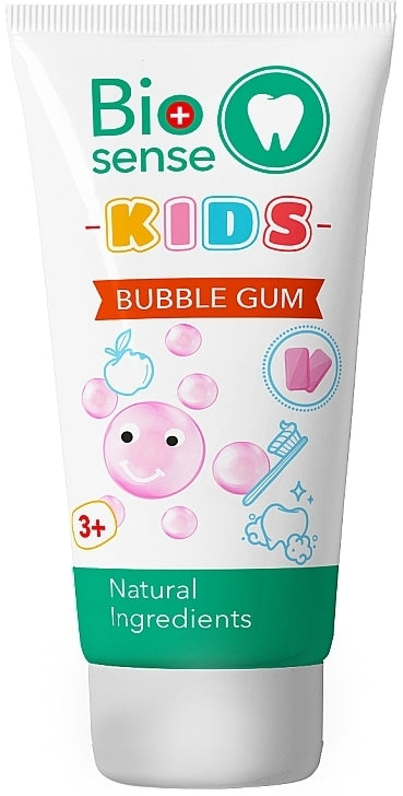 Bioton Biosense Kids Bubble Gum Toothpaste, 3+ Years, 50 mL