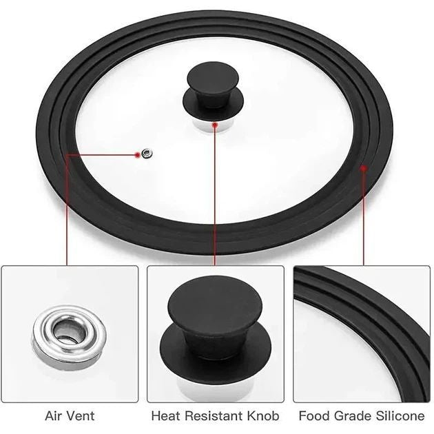 Multi-Size Silicone Lid 24, 26, 28 cm - Image 2