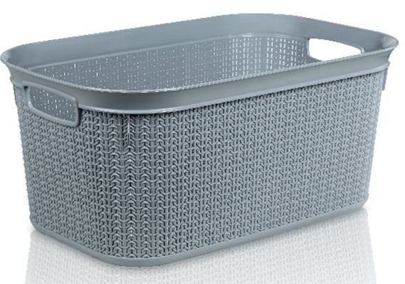 Ucsan Plastik M-080 Knit-Style Basket, 57 x 37 x 25 cm, 38 L