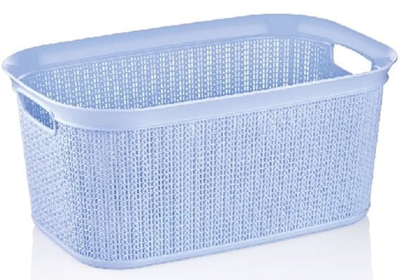 Ucsan Plastik M-080 Knit-Style Basket, 57 x 37 x 25 cm, 38 L - Image 2