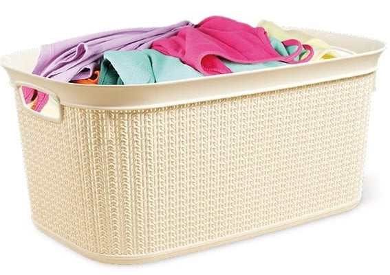 Ucsan Plastik M-080 Knit-Style Basket, 57 x 37 x 25 cm, 38 L - Image 3